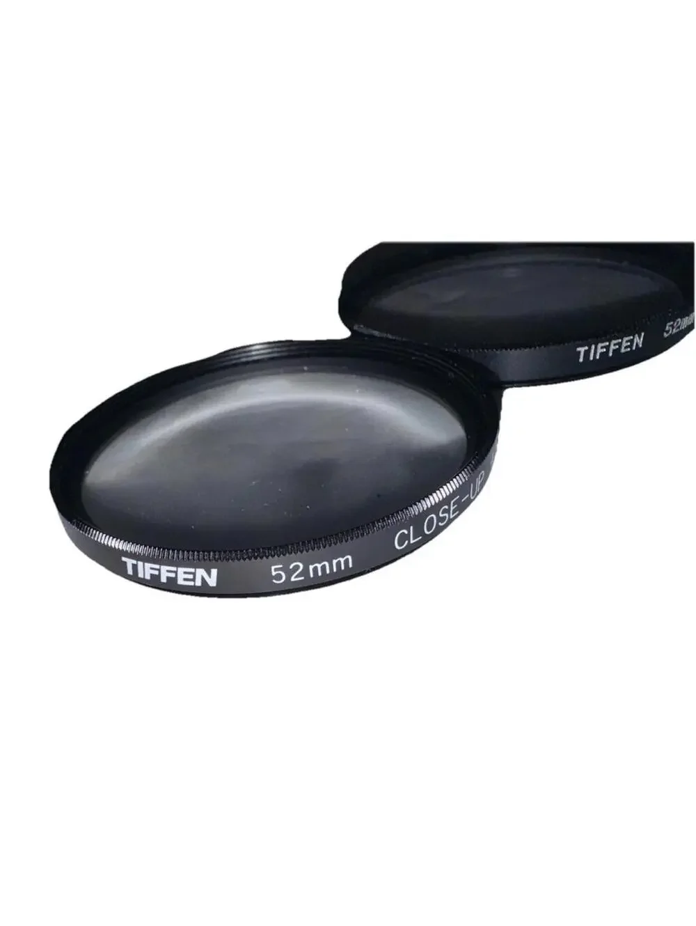 Lot Of 2 - Tiffen Screw In Optical Glass Filters 52mm/Diffusion 1 / Close Up +3